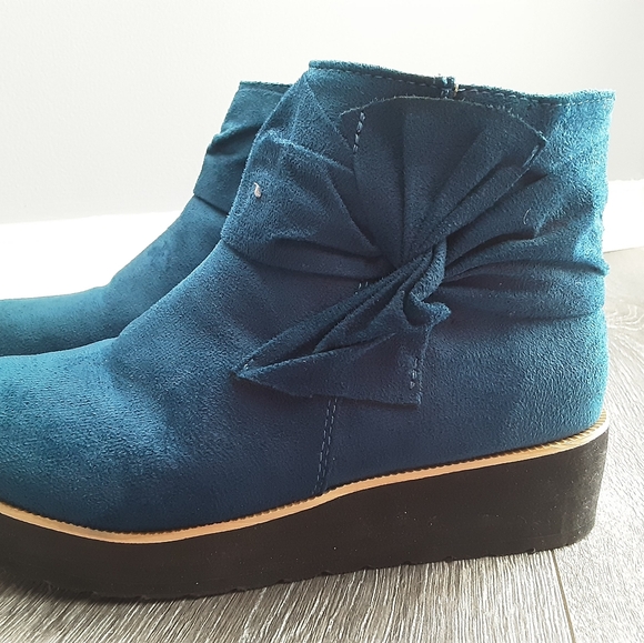Faux Suede Ankle Boots - Picture 3 of 5